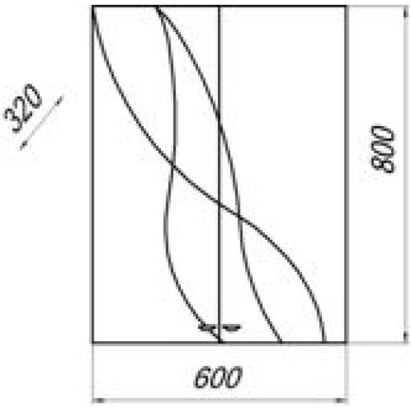 Шкаф подвесной Melodia Дуб 60 80x60 белый (MFR79498WT) Шкаф подвесной Melodia Дуб 60 80x60 белый (MFR79498WT)