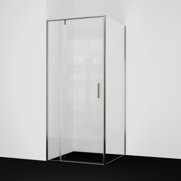 Душевой уголок WasserKRAFT Spree 90x90x200 стекло прозрачное, профиль никель (14P03) Душевой уголок WasserKRAFT Spree 90x90x200 стекло прозрачное, профиль никель (14P03)