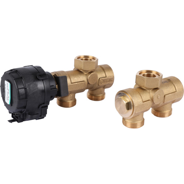 Комплект трехходового клапана Stout (котел + бойлер) (SFB-0001-000001)