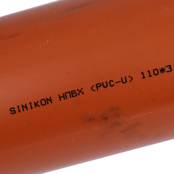 Труба 110х3,2 SN4 500 мм Sinikon НПВХ для наружной канализации (20005.R)