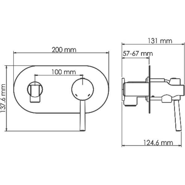 Смеситель для душа WasserKRAFT Main хром (4138)