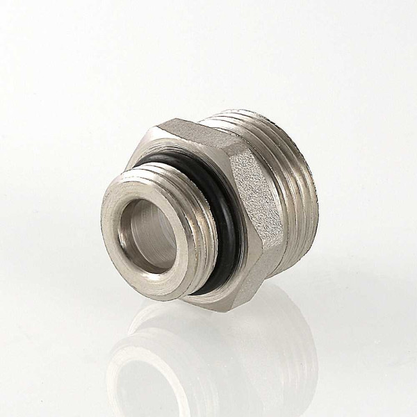 Ниппель переходной 1/2"х3/4"(18) (евроконус) Valtec (никель) (VTr.580.NE.040E) Ниппель переходной 1/2"х3/4"(18) (евроконус) Valtec (никель) (VTr.580.NE.040E)