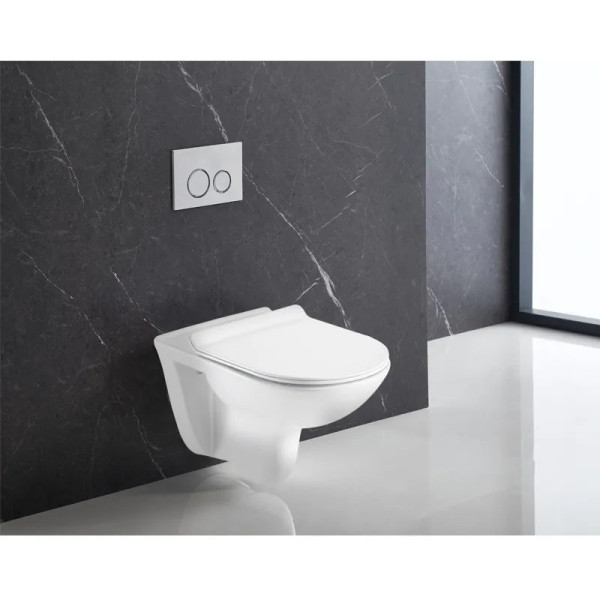 Унитаз подвесной Pavia безободковый с сидением микролифт 530x355x360 (AZ-2142) Унитаз подвесной Pavia безободковый с сидением микролифт 530x355x360 (AZ-2142)