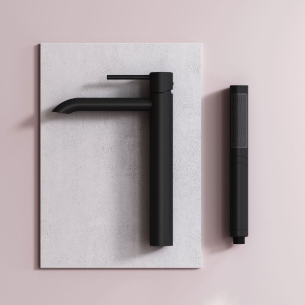 Смеситель для раковины AM.PM Libre высокий, черный (F6092022)