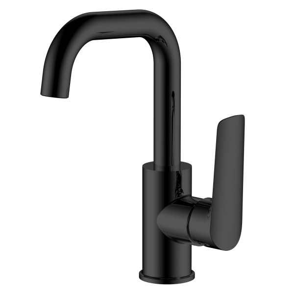 Смеситель для раковины Esko Лагос черный (LG26MB)