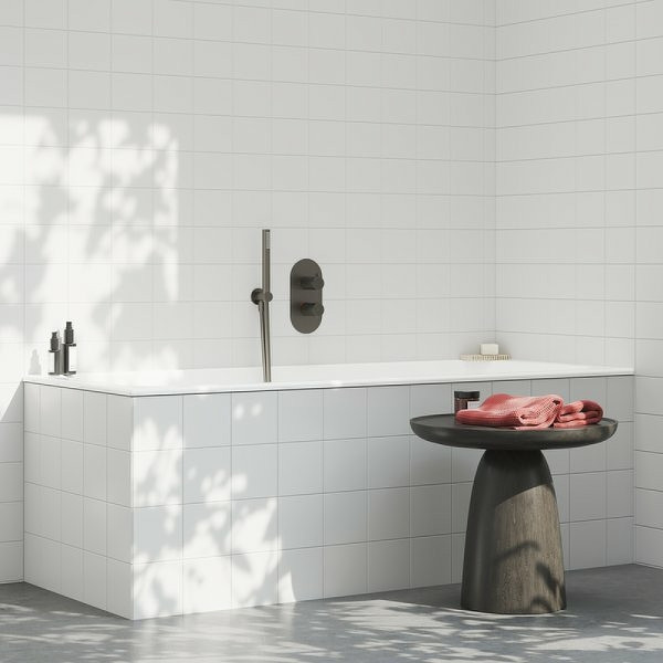 Смеситель для душа Ravak ES 063.20GB.O2 внешняя часть графит (X070323)