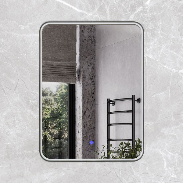 Зеркало Comforty Сириус 600x800x35 серебро глянцевый (00-00020613)