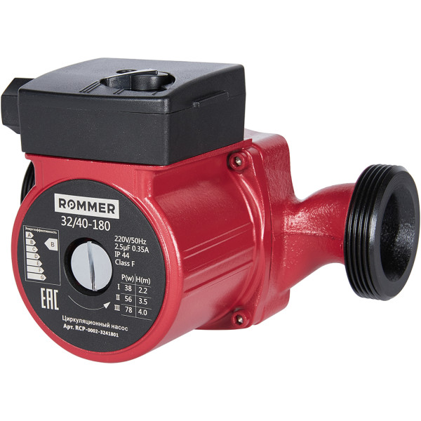 Насос циркуляционный ROMMER 32/40-180 Насос циркуляционный ROMMER 32/40-180