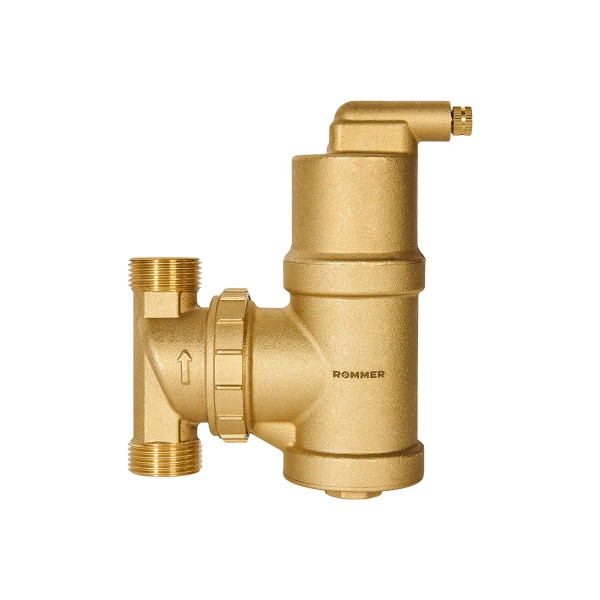 Сепаратор воздуха 1" ВР Rommer поворотный (латунь) RFW-0070-259525 Сепаратор воздуха 1" ВР Rommer поворотный (латунь) RFW-0070-259525