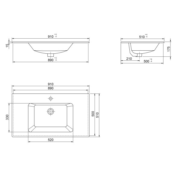 Тумба подвесная Orka Moonlight 910x510x510 с раковиной голубой матовый (5001501)