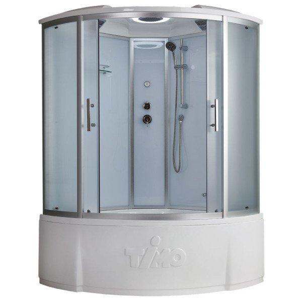 Душевая кабина Timo Standart T-6625 Silver Fabric 120x120x220 стекло матовое, профиль хром (T-6625SF) Душевая кабина Timo Standart T-6625 Silver Fabric 120x120x220 стекло матовое, профиль хром (T-6625SF)