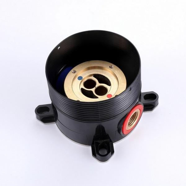 Смеситель напольный Abber Wasser Kreis черный матовый (AF8115BN)