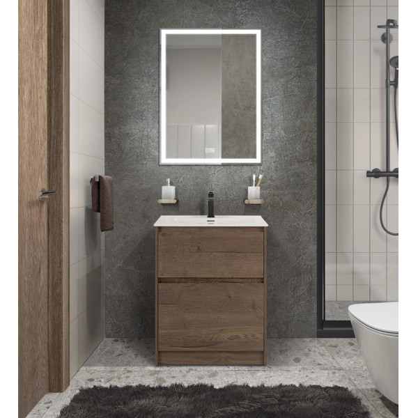 Тумба напольная BelBagno Kraft 39 500x390x830 Rovere Tabacco/матовый (KRAFT39-500/390-2C-PIA-RT)