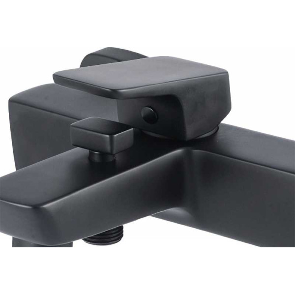 Смеситель для ванны и душа Aquanet Gotic черный матовый (AF440-20B)