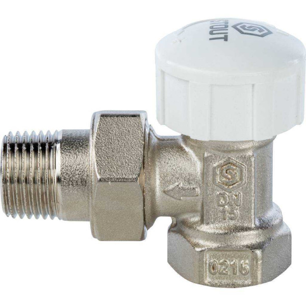 Клапан термостатический угловой 1/2" Stout SVT-0002-000015 Клапан термостатический угловой 1/2" Stout SVT-0002-000015