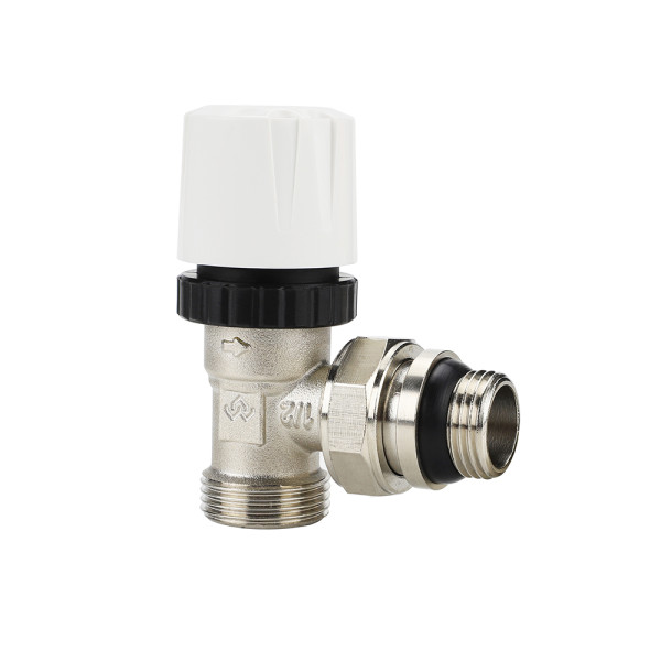 Клапан термостатический угловой 1/2"х3/4"(18)ЕК Varmega VM104 с уплотнительным кольцом (VM10412)