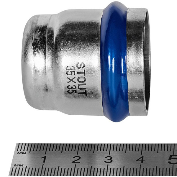 Заглушка 35 Stout SSS-2025 ВПр (нерж.ст., пресс) SSS-2025-000035