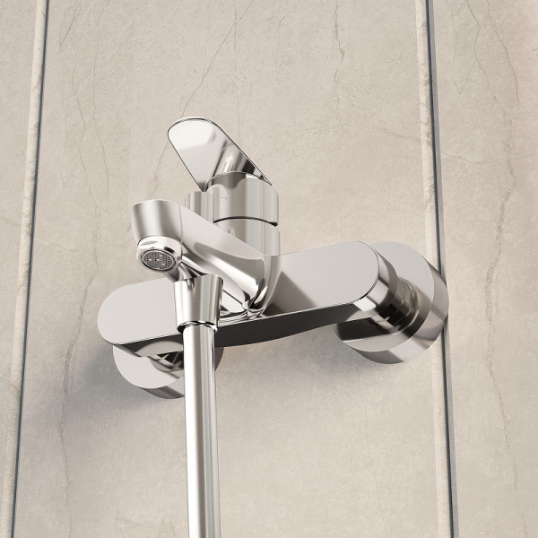 Смеситель для ванны и душа Vitra Flow Round хром (A43057EXP) Смеситель для ванны и душа Vitra Flow Round хром (A43057EXP)