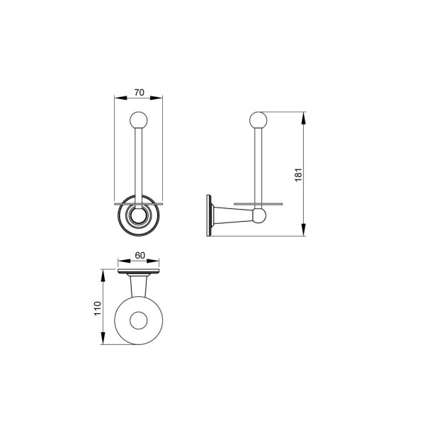 Держатели для туалетной бумаги Timo Nelson 150044/00 chrome (150044/00)