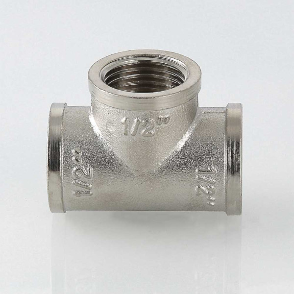 Тройник 1" Valtec (никель) (VTr.130.N.0006) Тройник 1" Valtec (никель) (VTr.130.N.0006)