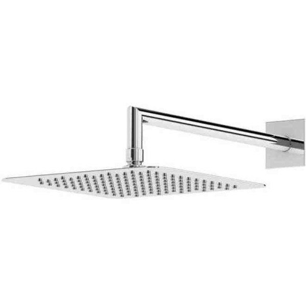 Верхний душ Cezares Porta 20x20 см с держателем 350 мм, хром (PORTA-TDDQ-01)