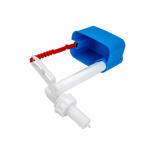 Арматура для смывного бачка АНИ (боковой подвод 1/2" (пластик), 1-уровень, кнопка мет. эконом) АНИ пласт (WC6050M)