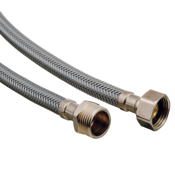 Подводка гибкая для воды 800 мм. 1/2" ВН ТР (EPDM/нейлон РА6/нержавеющая сталь) ТР-Сантехника (03.01-80)