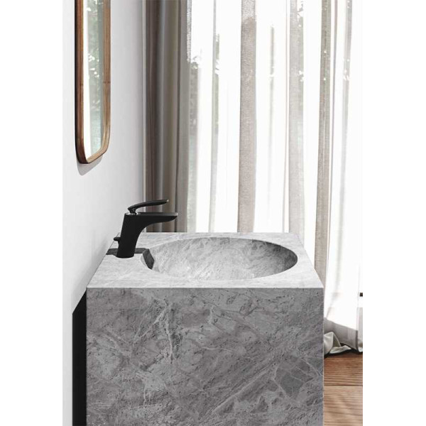 Смеситель для раковины Kludi Balance черный, донный клапан (520238775) Смеситель для раковины Kludi Balance черный, донный клапан (520238775)