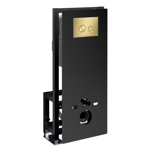 Инсталляция для унитаза WasserKRAFT Glan с клавишей смыва матовое золото (66TLT.010.ME.BL.MG01) Инсталляция для унитаза WasserKRAFT Glan с клавишей смыва матовое золото (66TLT.010.ME.BL.MG01)