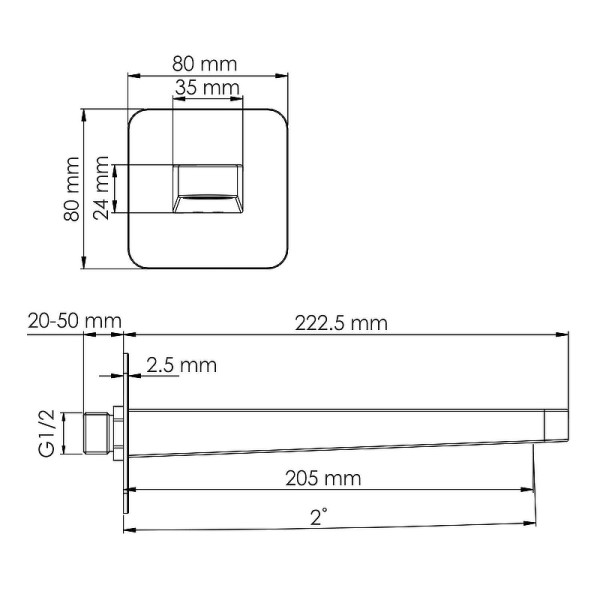 Излив WasserKRAFT золотой (A311) Излив WasserKRAFT золотой (A311)