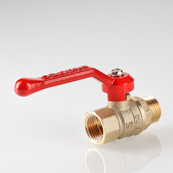 Кран 1/2" ВН шаровый Valtec Стандарт без покрытия (красная ручка) VT.121.GN.06 Кран 1/2" ВН шаровый Valtec Стандарт без покрытия (красная ручка) VT.121.GN.06