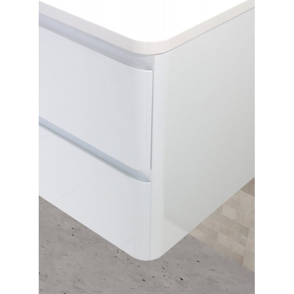 Тумба подвесная BelBagno Albano 90 см Bianco Lucido (Albano-900-2C-SO-BL) Тумба подвесная BelBagno Albano 90 см Bianco Lucido (Albano-900-2C-SO-BL)
