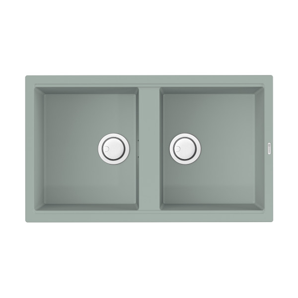 Мойка для кухни врезная Omoikiri Kitagawa 86-2-WG Artceramic/wind green (4993731) Мойка для кухни врезная Omoikiri Kitagawa 86-2-WG Artceramic/wind green (4993731)