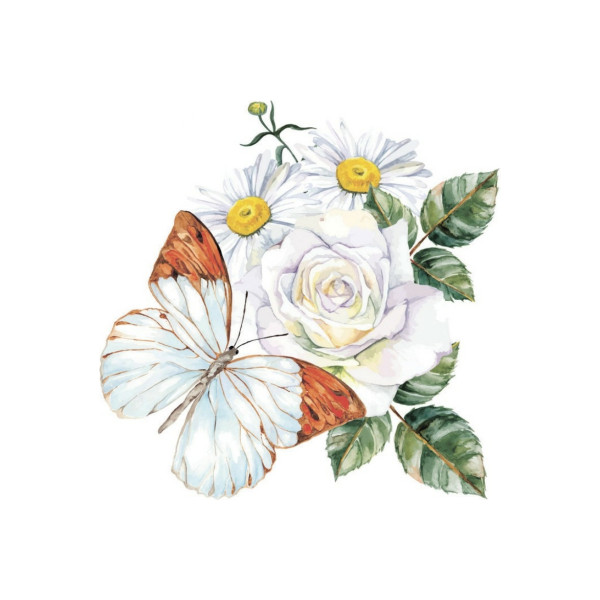 Шторка для ванны текстильная Melodia 180х200 см Бабочка (MZ-138) Шторка для ванны текстильная Melodia 180х200 см Бабочка (MZ-138)