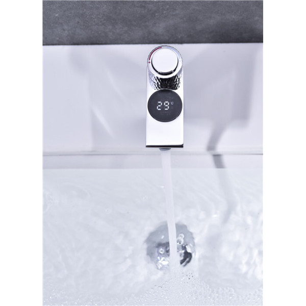 Смеситель для раковины Fashun с электр. дисплеем хром (A4020)