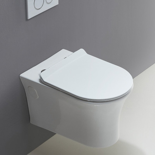 Унитаз подвесной Belbagno Ancona (BB1224CHR) безободковый Унитаз подвесной Belbagno Ancona (BB1224CHR) безободковый