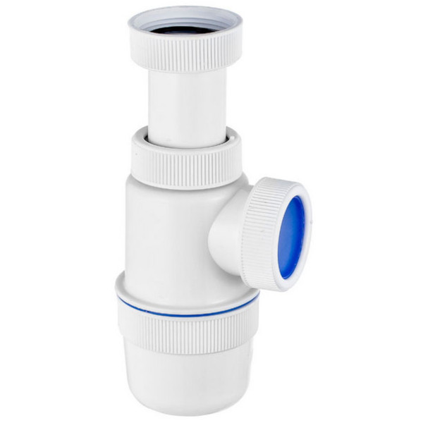 Сифон для мойки 1 1/2"х40 мм VIR Элит без выпуска ВИР ПЛАСТ (30986130)