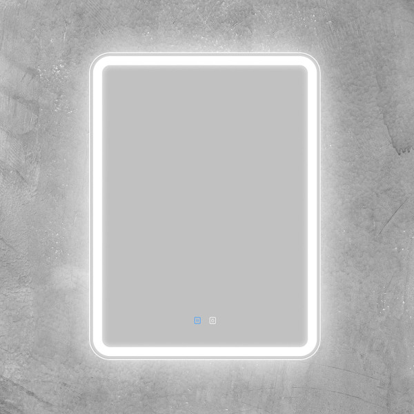 Зеркало с подсветкой BelBagno 60x80 голос.управл., подогрев (SPC-MAR-60-80-LED-TCH-SND)