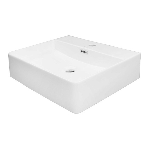 Раковина накладная Azario 50x42x12 белый матовый (AZ-2173-S-MW)