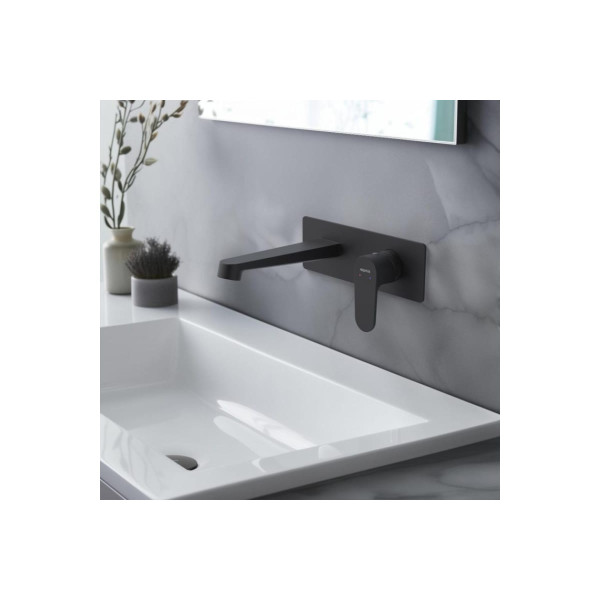 Смеситель для раковины Aquatek Оберон черный матовый (AQ1213MB)