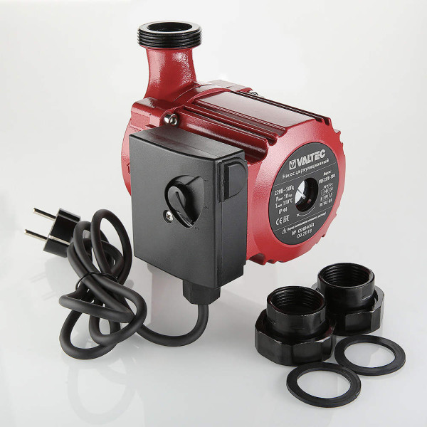 Насос циркуляционный VRS 25/8-180 (с гайками) Valtec (VRS.258.18.0) Насос циркуляционный VRS 25/8-180 (с гайками) Valtec (VRS.258.18.0)