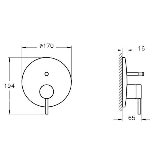 Душевая система Vitra Origin хром (A49266EXP)