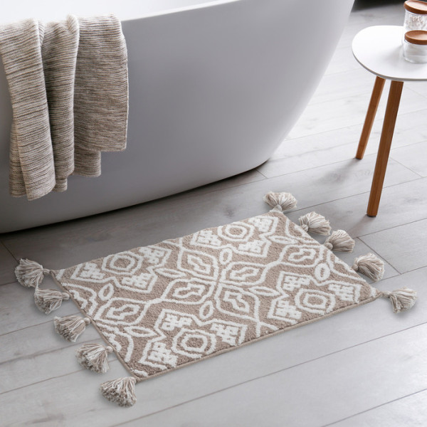 Коврик для ванной комнаты 50x80 микрофибра бежевый Iddis (DT02P58i12)