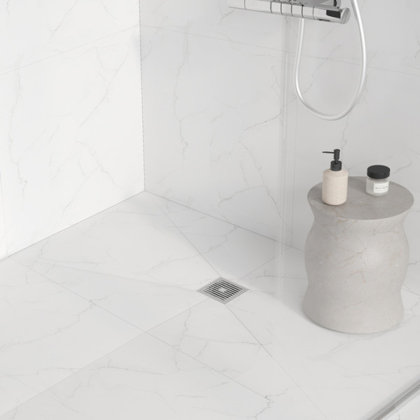 Трап душевой 100х100 мм вертикальный выпуск сухой затвор хром матовый Iddis (980CV10SB3DDZ) Трап душевой 100х100 мм вертикальный выпуск сухой затвор хром матовый Iddis (980CV10SB3DDZ)