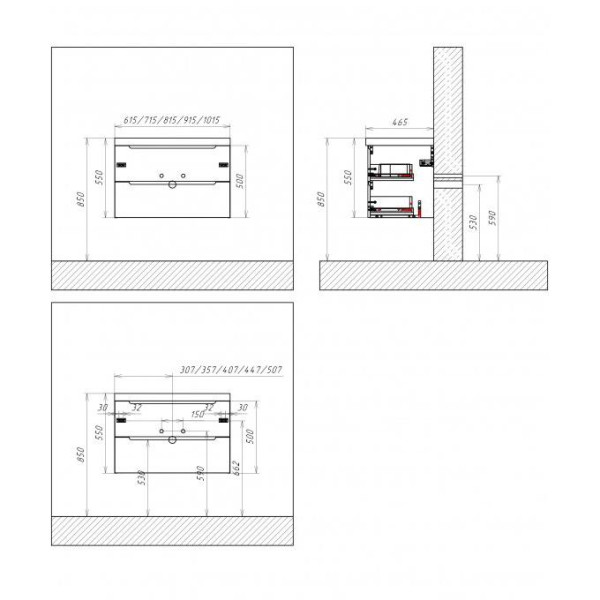 Тумба подвесная BelBagno Etna 900x455x500 Rovere Nature/матовый (ETNA-900-2C-SO-RN-P)