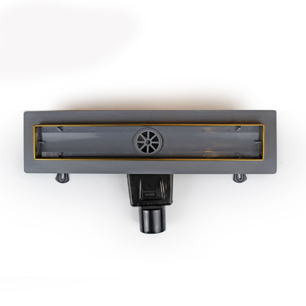 Душевой лоток RGW Drain Leo 400 золотой (60213040-06) Душевой лоток RGW Drain Leo 400 золотой (60213040-06)