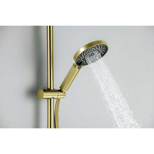 Душевой гарнитур Aquatek Лугано золото шлифованное (AQ2022BG) Душевой гарнитур Aquatek Лугано золото шлифованное (AQ2022BG)