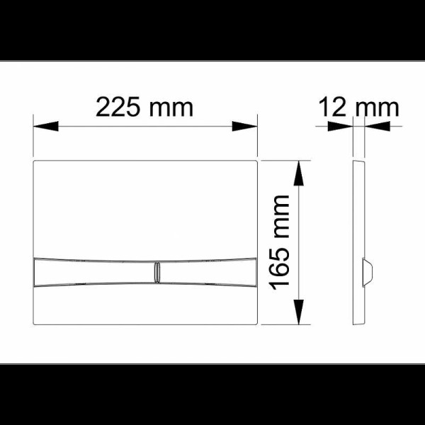 Клавиша смывная Berges для инсталляции Novum F8 хром глянец (040058) Клавиша смывная Berges для инсталляции Novum F8 хром глянец (040058)