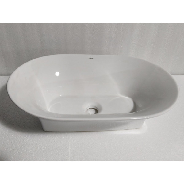 Раковина накладная Abber Bequem 56x37x17 белая (AC2119)