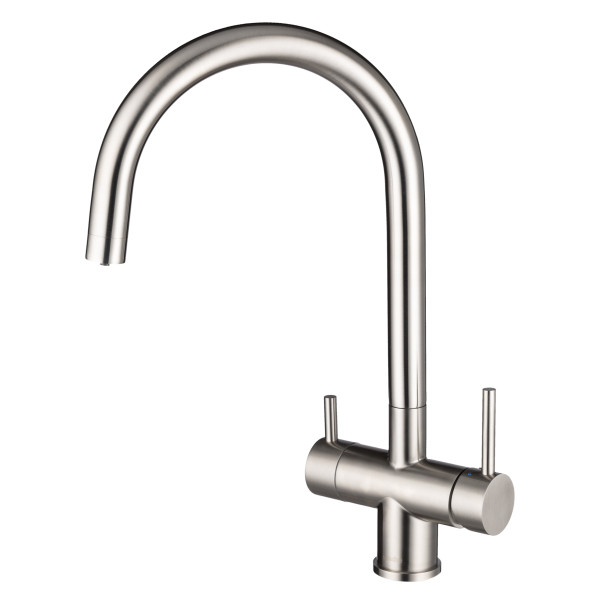 Смеситель для кухни Swedbe Selene Plus с каналом для фильтрованной воды нержавеющая сталь (8042) Смеситель для кухни Swedbe Selene Plus с каналом для фильтрованной воды нержавеющая сталь (8042)